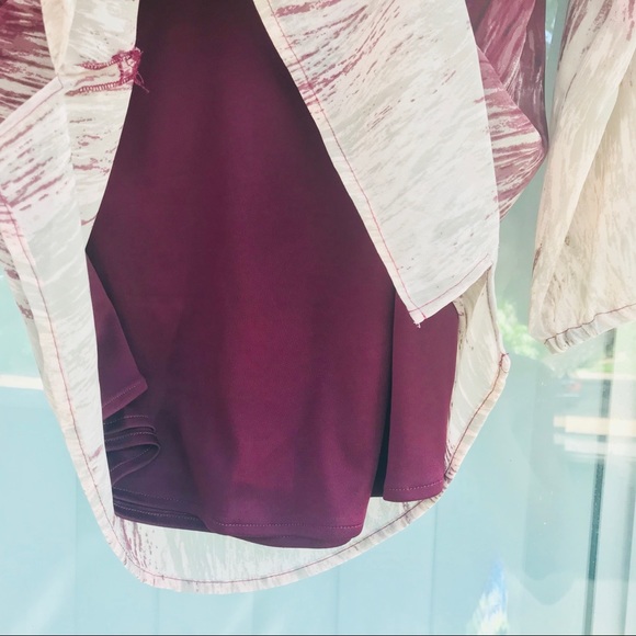 Christopher & Banks Two Tone Ombré Ruffle Blouse M - Picture 8 of 8